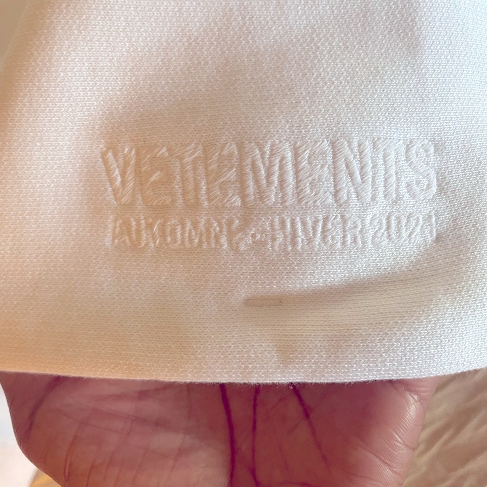 Vetements white logo hoodie - Picture 4 of 5